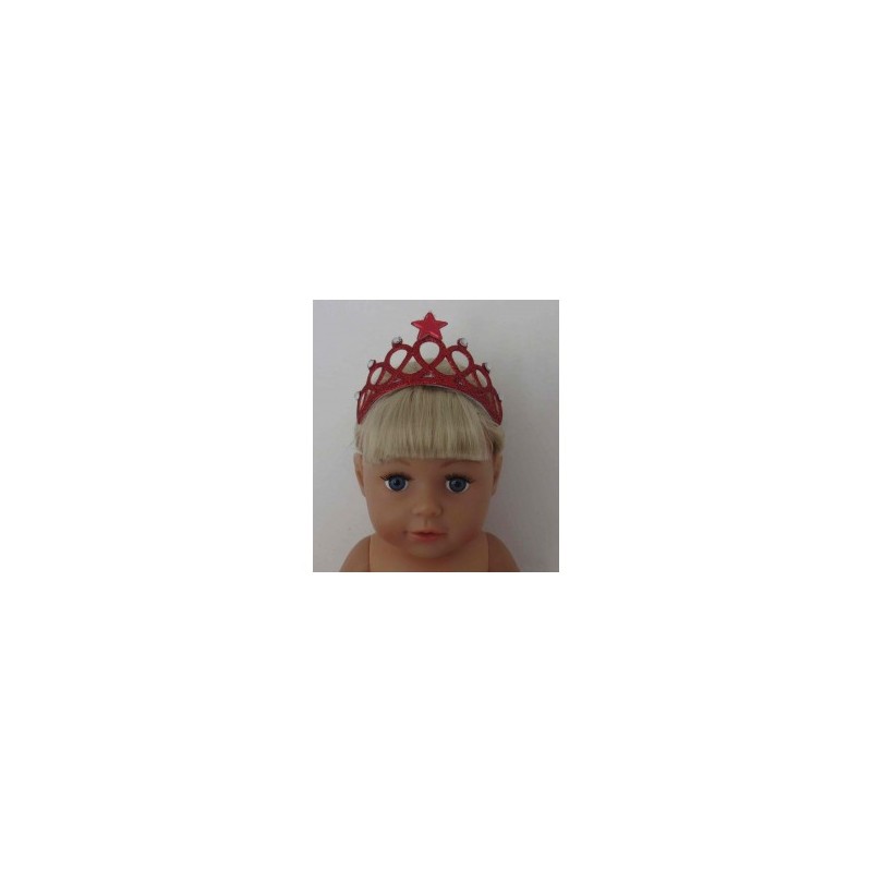 kroontje rood baby born 43cm