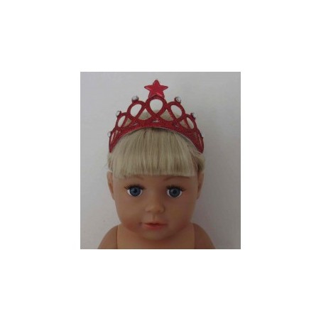 kroontje rood baby born 43cm