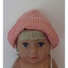 mutsje oranje geruit baby born 43cm