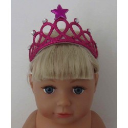 kroontje hard roze baby born 43cm