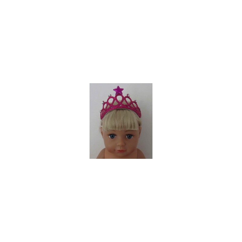 kroontje hard roze baby born 43cm