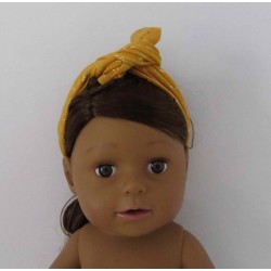 haarstrik oker geel  baby born 43cm