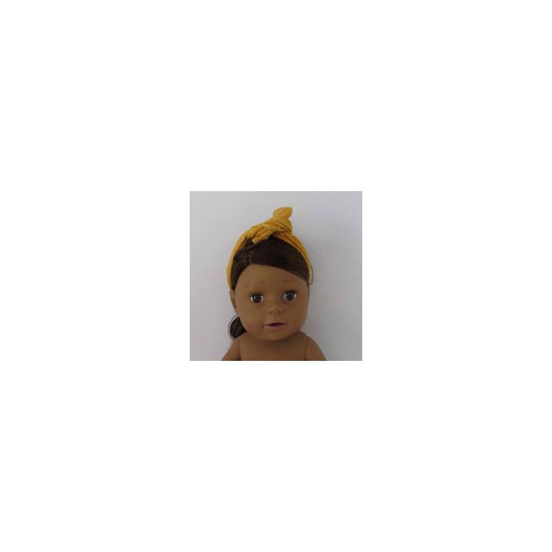 haarstrik oker geel  baby born 43cm