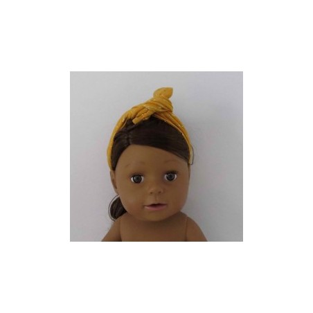 haarstrik oker geel  baby born 43cm