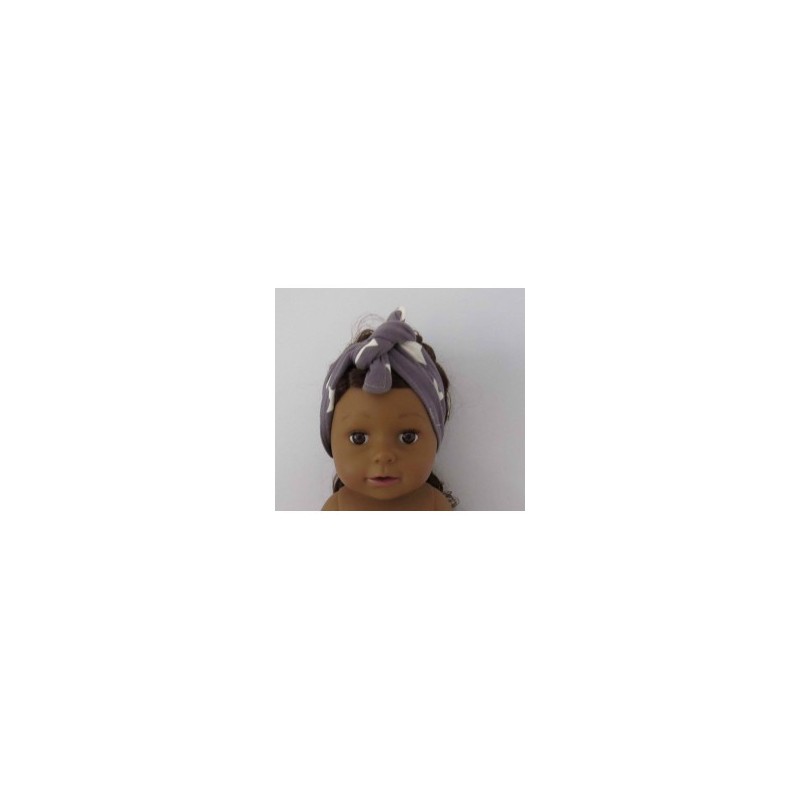 haarstrik grijs sterren baby born 43cm
