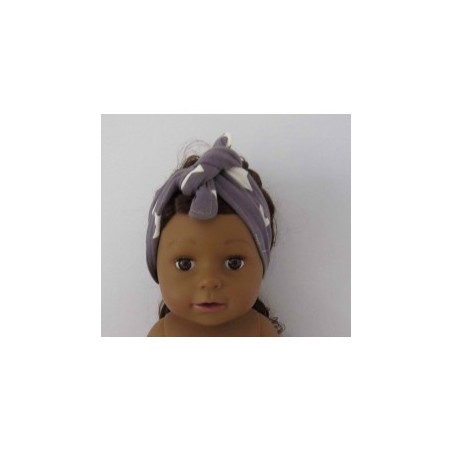 haarstrik grijs sterren baby born 43cm