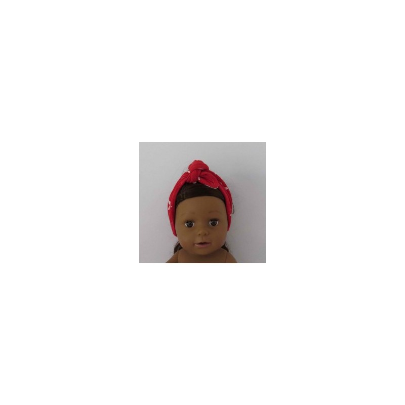 haarstrik rood sterren baby born 43cm