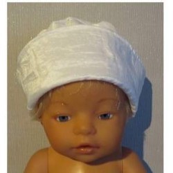 mutsje wit baby born 43cm