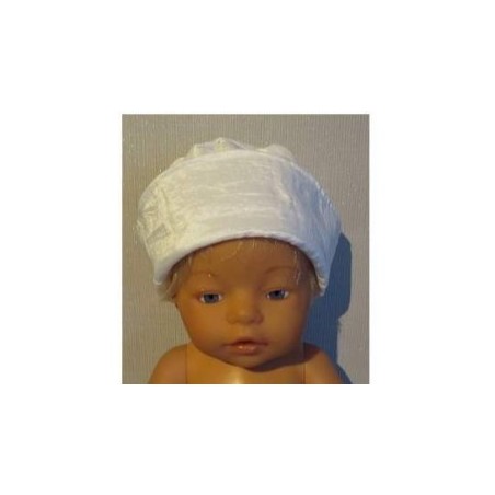 mutsje wit baby born 43cm