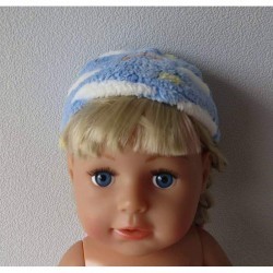 mutsje blauw baby born 43cm