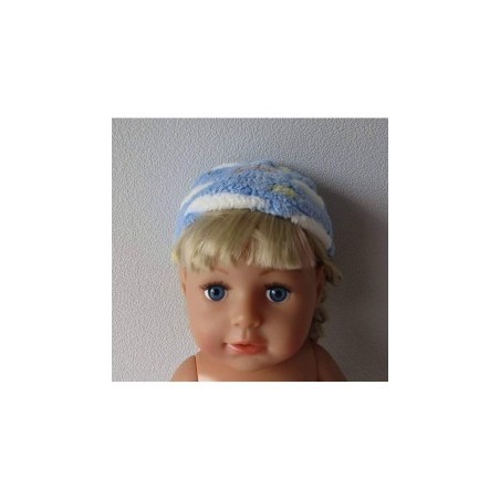 mutsje blauw baby born 43cm