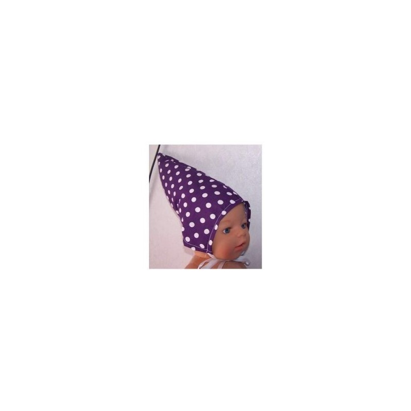 puntmutsje paars baby born 43cm