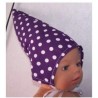 puntmutsje paars baby born 43cm