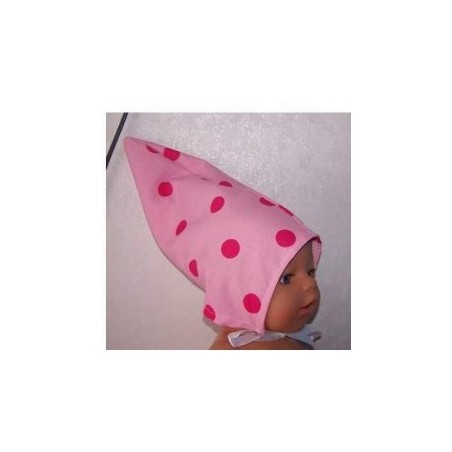 puntmutsje roze polka dots baby born 43cm