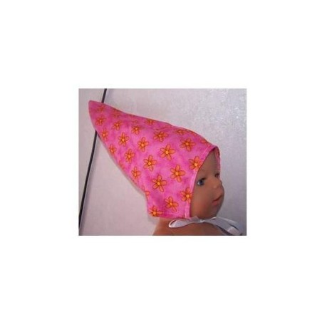 puntmutsje roze bloemen baby born 43cm