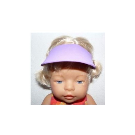 zonneklep lila baby born 43cm