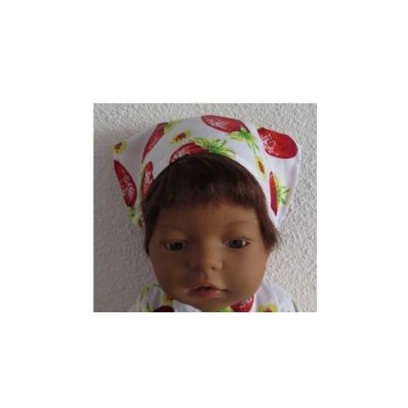 bandana aardbeien baby born 43cm