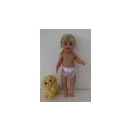 luier oud roze sterren baby born little 36cm