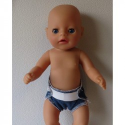 luier blauw sterren baby born little 36cm