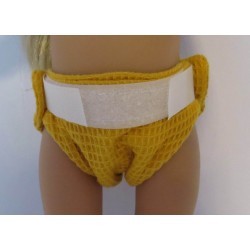 luier oker geel baby born little 36cm