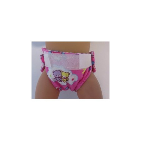 luier roze beer baby born little 36cm