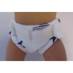 luier met sterren baby born little 36cm
