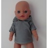 capuchontrui baby born little 36cm