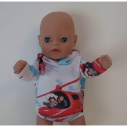 capuchontrui peter post baby born little 36cm