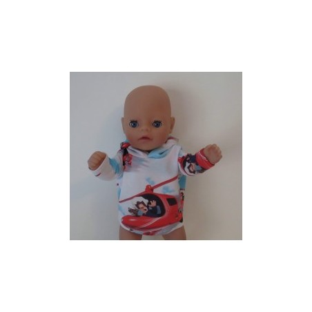 capuchontrui peter post baby born little 36cm