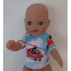 shirtje peter post baby born little 36cm