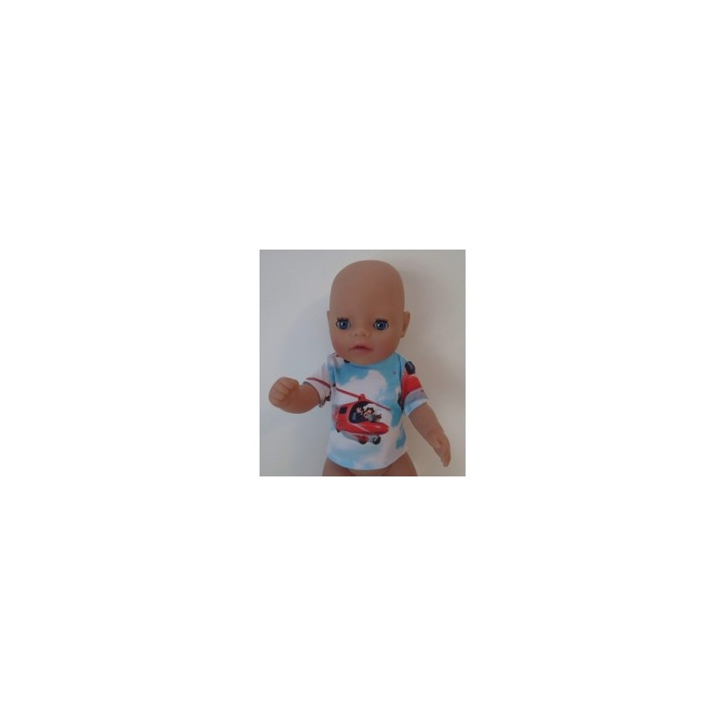 shirtje peter post baby born little 36cm