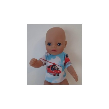 shirtje peter post baby born little 36cm