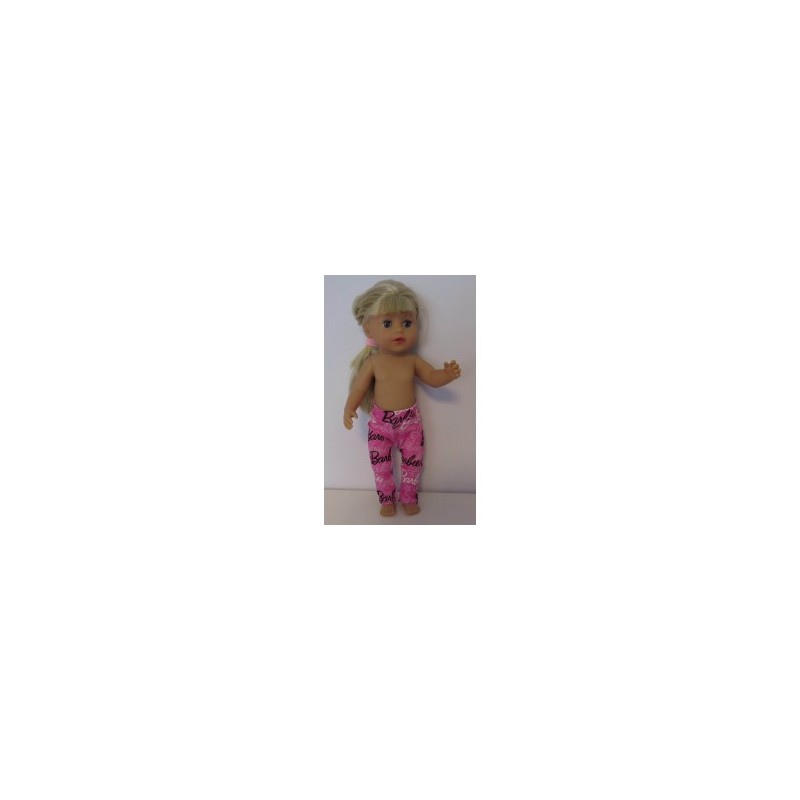 legging barbie baby born little 36cm