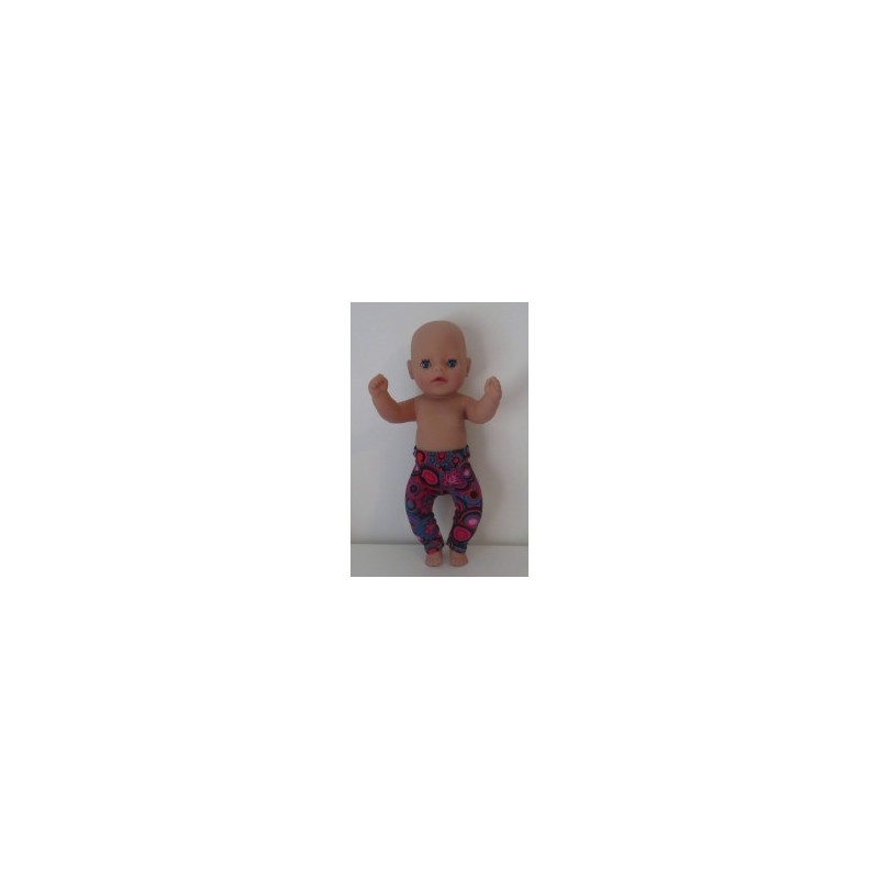 legging groen circels baby born little 36cm