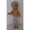 legging blauw eenhoorns baby born little 36cm