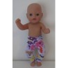 legging lila dieren baby born little 36cm