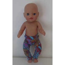 legging gebloemd baby born little 36cm