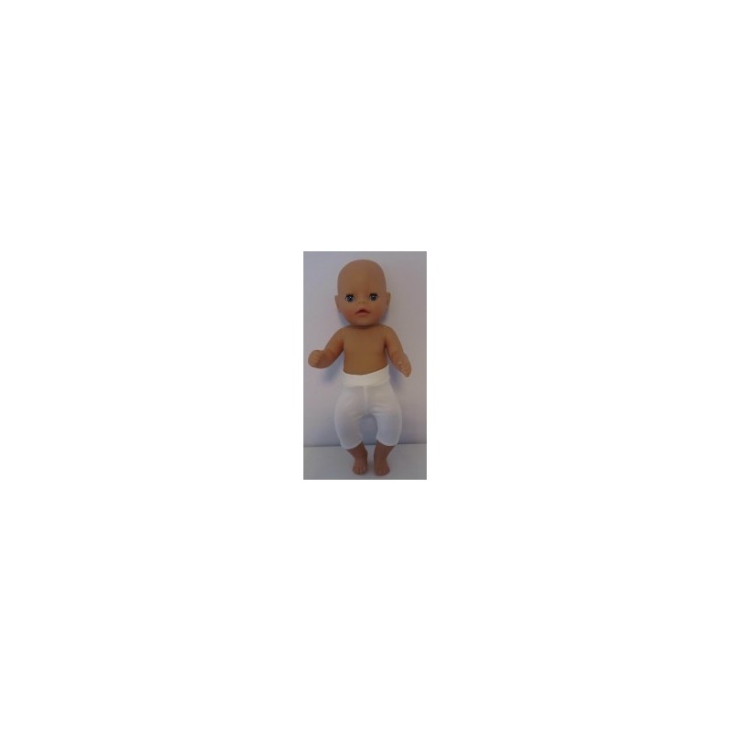 korte legging wit baby born little 36cm