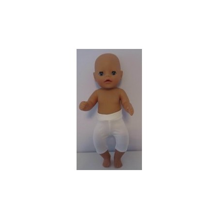 korte legging wit baby born little 36cm