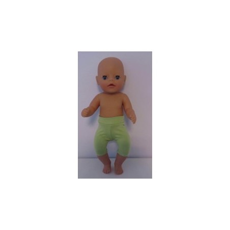 korte legging groen baby born little 36cm