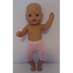korte legging roze glimmend baby born little 36cm