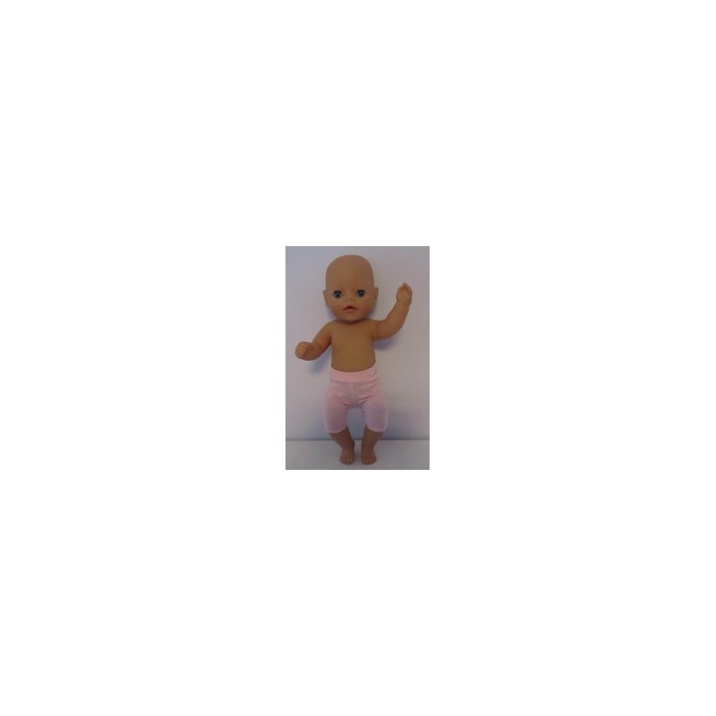 korte legging roze glimmend baby born little 36cm