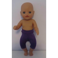 korte legging paars baby born little 36cm