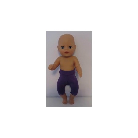 korte legging paars baby born little 36cm
