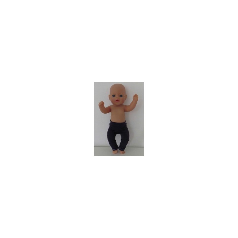legging donker paars baby born little 36cm