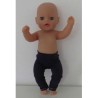 legging donker paars baby born little 36cm