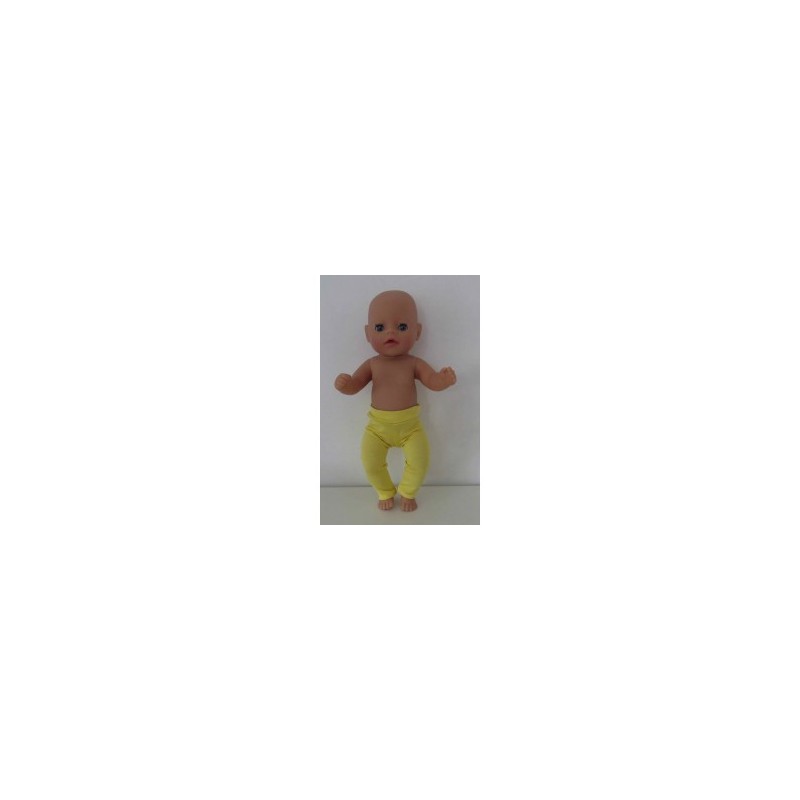 legging geel baby born little 36cm