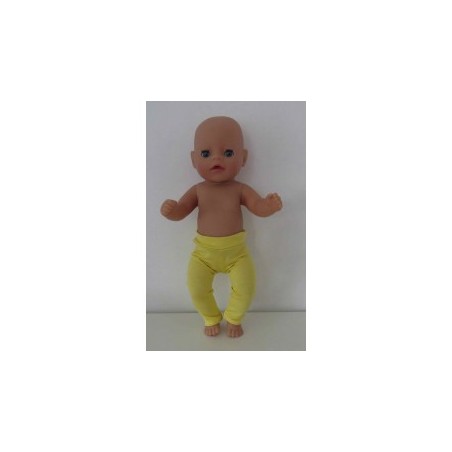 legging geel baby born little 36cm