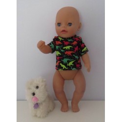 shirtje dino's baby born little 36cm