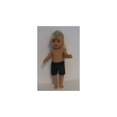 korte broek zwart baby born little 36cm